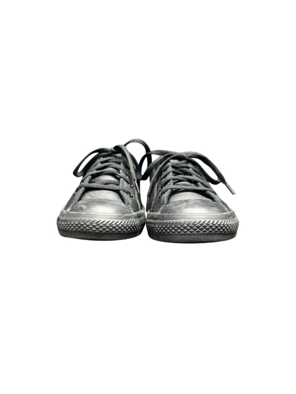 Converse All Star Black Leather Low-Top Women's Shoes 564986C, Size 6 - Picture 3 of 11